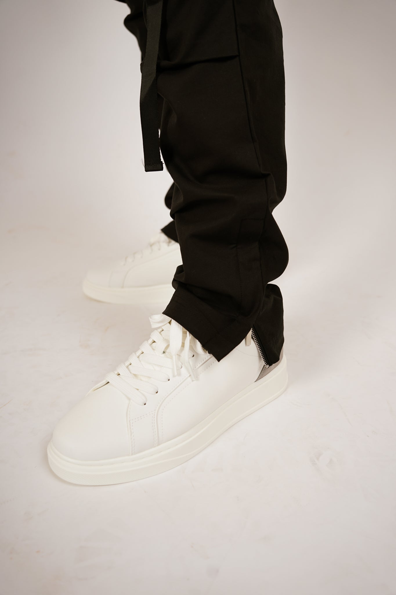 Belted Logo Cargo Trousers